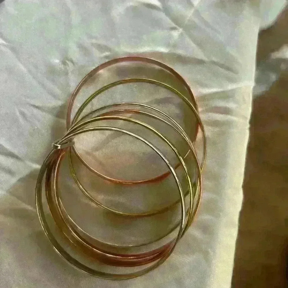 🏖️ Summer Jewelry SALE! Mixed metal stacked bracelet - Picture 9 of 9